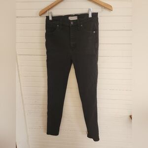 🤠3/$24 Madewell Black High Rise Skinny Jeans